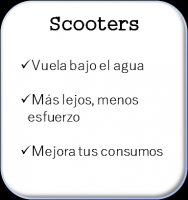 Boton buceo scooters blanco
