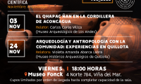 Arqueología y Antropología regional en los Viernes de Cultura Científica de noviembre